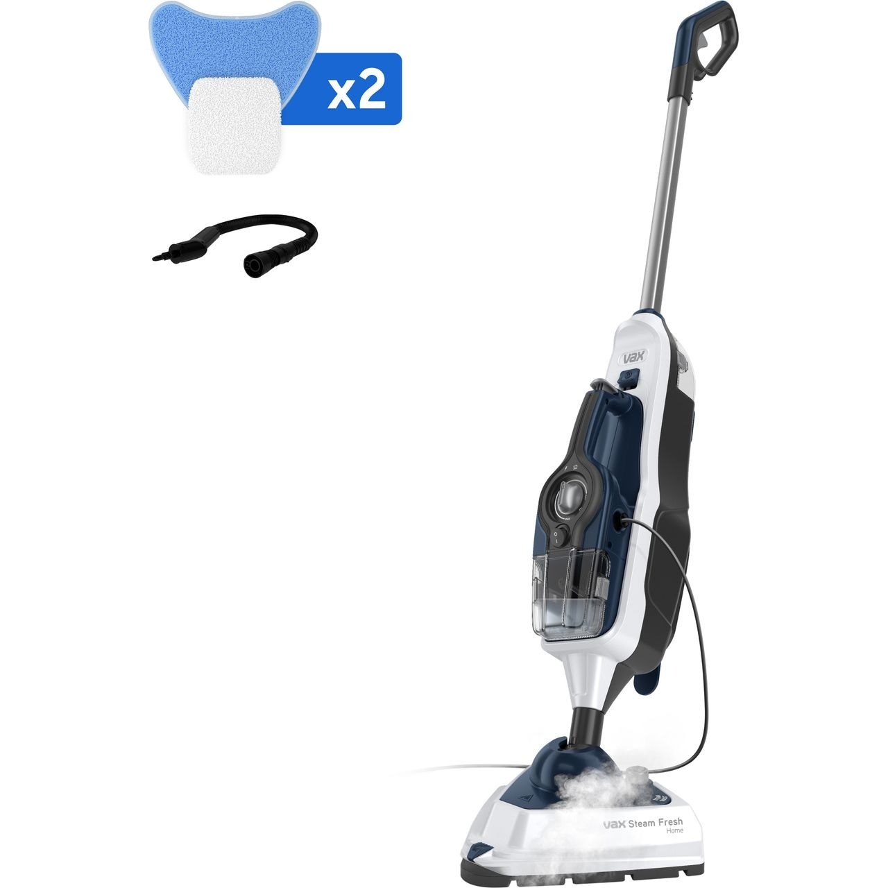 Vax Steam Fresh Home CDST-SFXS Steam Mop with up to 15 Minutes Run Time – Navy Blue #376541