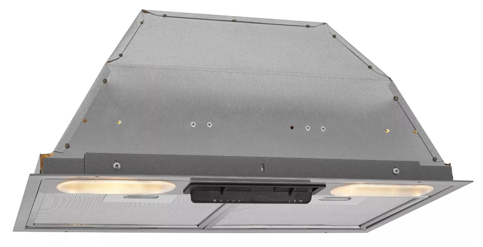 Beko Built-In 53cm Canopy Cooker Hood (HNU51312S) 381 m³/h  3 Speed – Silver