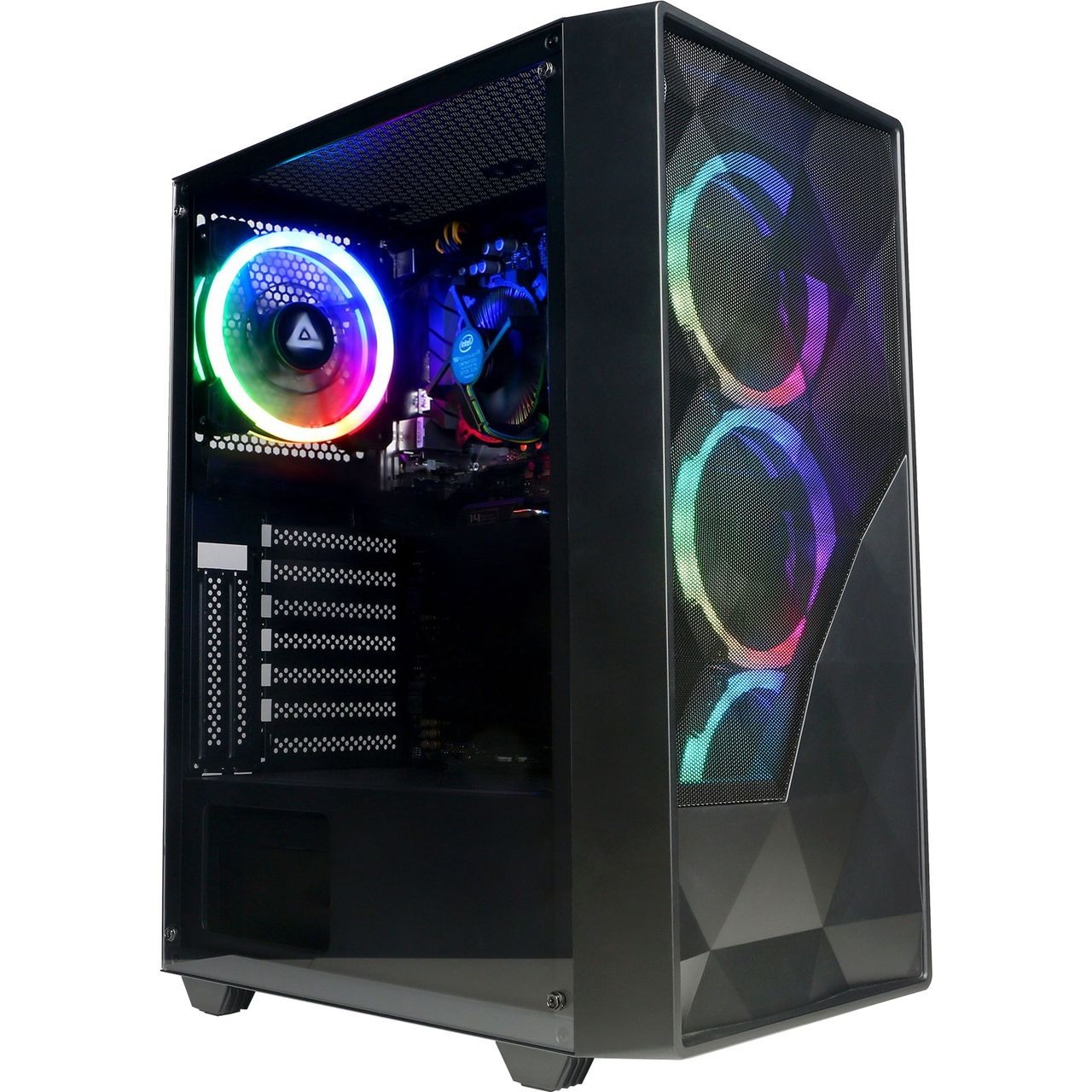 CyberPowerPC AO22215 Gaming Tower – AMD Ryzen™ 5, 500GB SSD – Black #380861