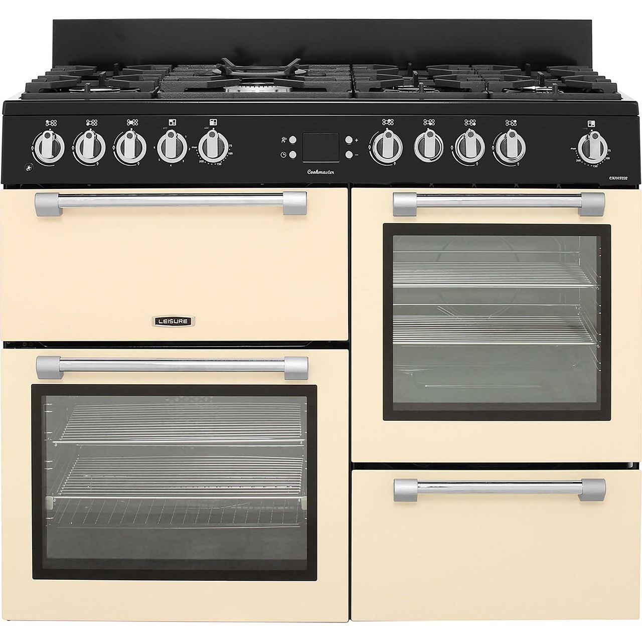 Leisure Cookmaster CK110F232C 110cm Dual Fuel Range Cooker – Cream – A/A Rated #381806