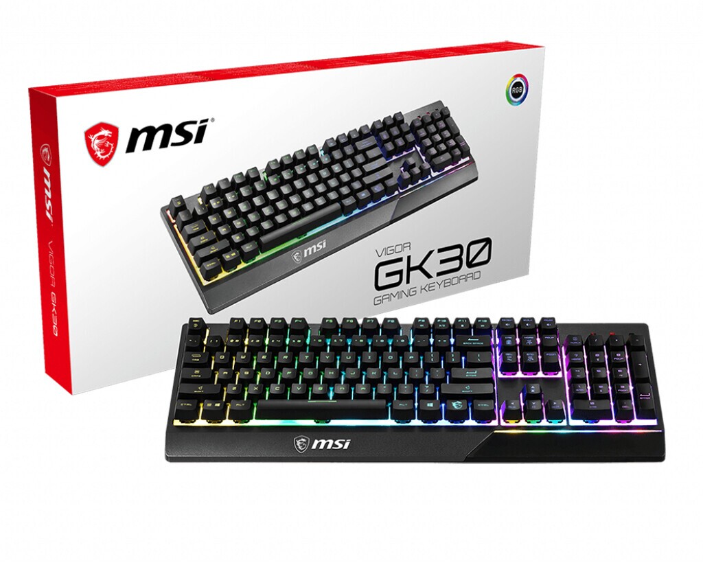 MSI Vigor GK30 Wired USB Gaming Keyboard – Black (S11-04UK226-CLA) #385145