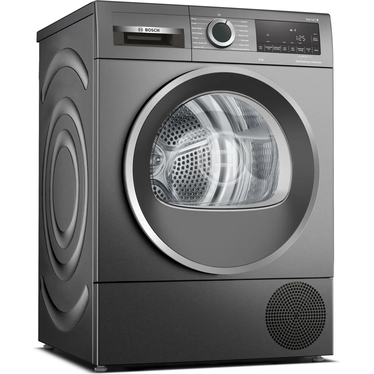 Bosch Series 6 WQG245R9GB 9Kg Heat Pump Tumble Dryer – Graphite – A++ Rated #385871