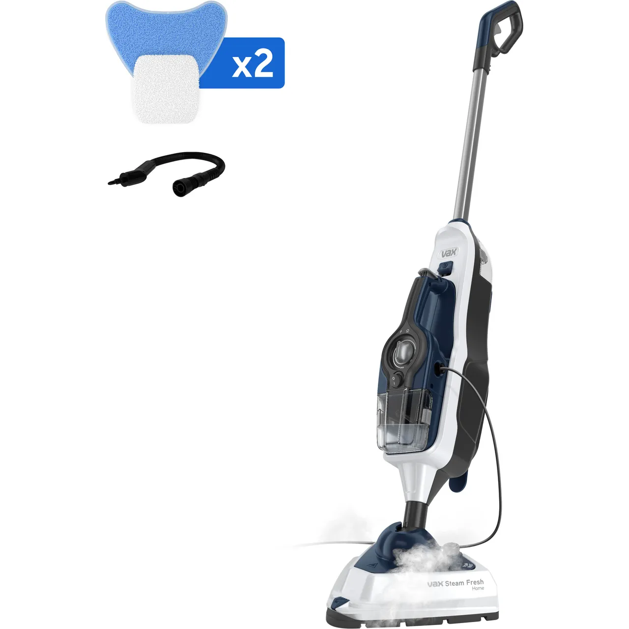 Vax Steam Fresh Home CDST-SFXS Steam Mop with up to 15 Minutes Run Time – Navy Blue #378805