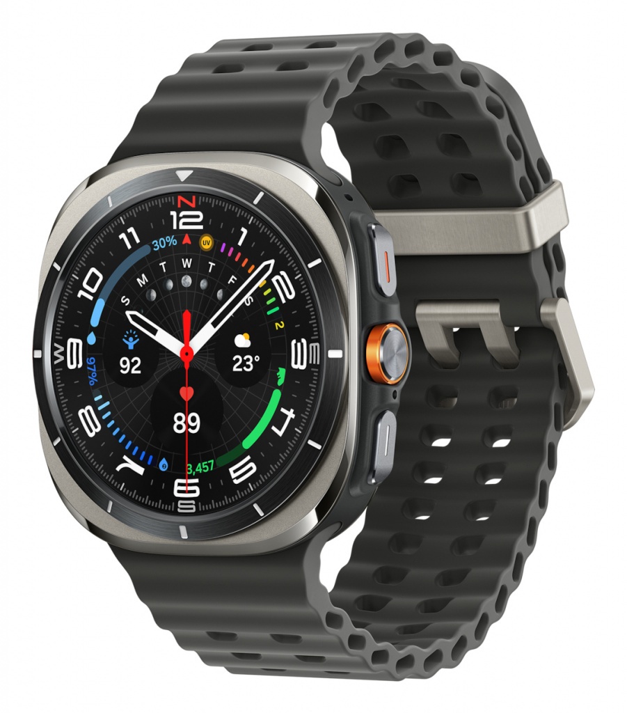 Samsung Galaxy Watch Ultra, GPS – 47mm – Titanium Silver / Dark Grey #382363