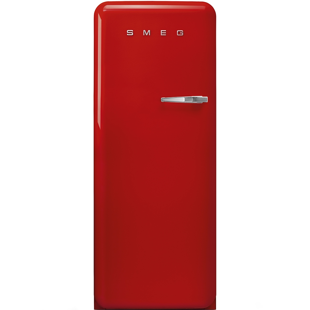 Smeg Left Hand Hinge FAB28LRD5UK Fridge with Ice Box – Red – D Rated #387798