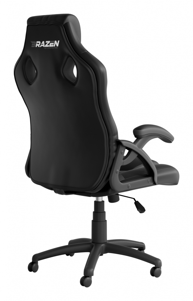 BraZen, Puma PC Gaming Chair – Black and Grey #387822