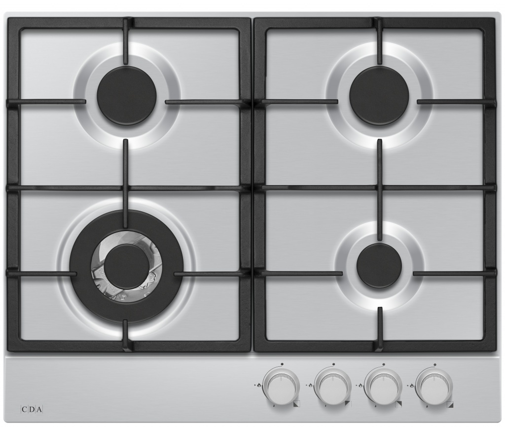 CDA HPG6200SS 59cm Gas Hob – Stainless Steel #387813