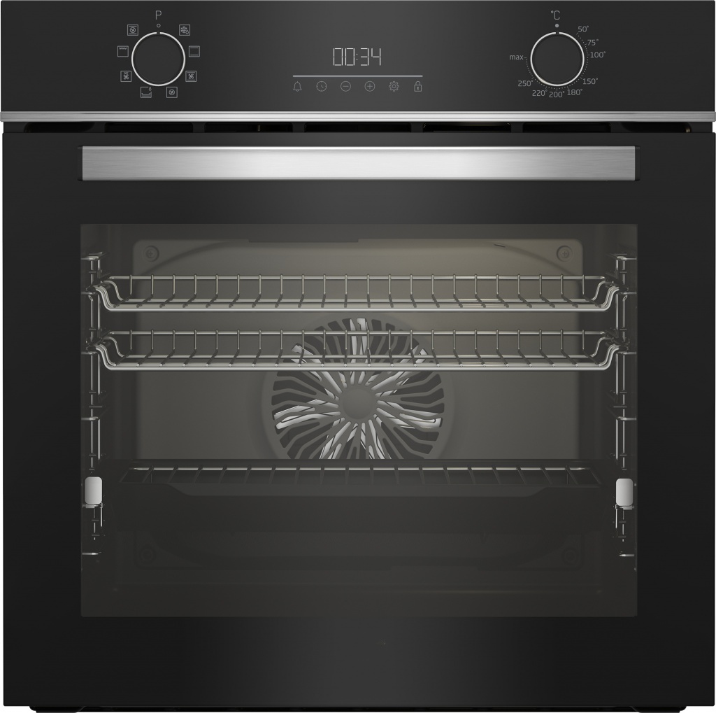 Beko AeroPerfect™ RecycledNet® BBIM14300BC Built In Electric Single Oven – Black – A Rated #387762