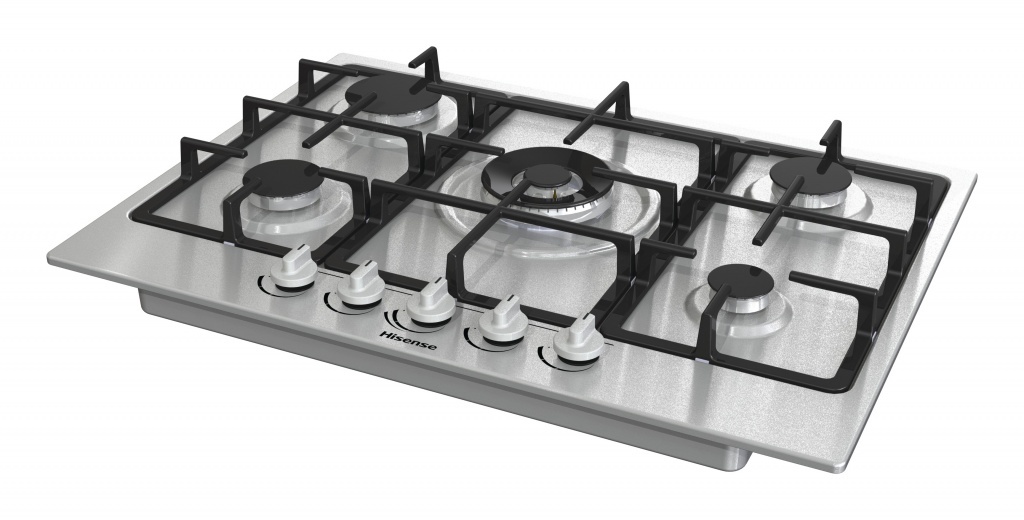 Hisense GM773XF 71cm Gas Hob – Stainless Steel #388069