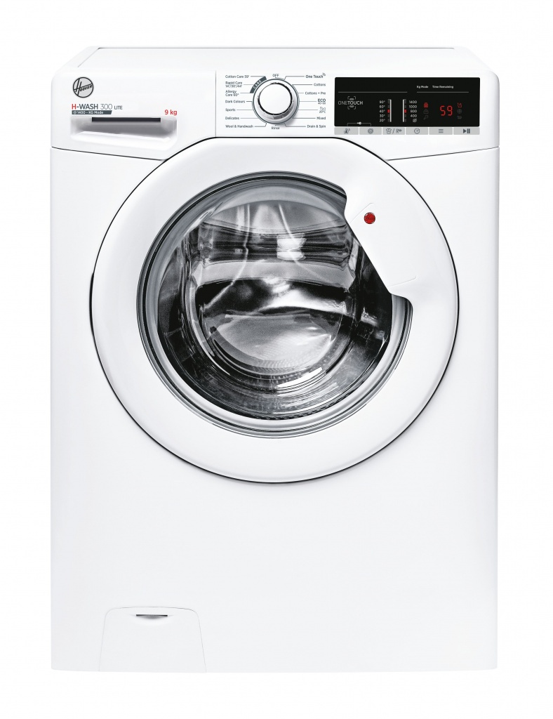 Hoover H-Wash 300 Lite H3W 49TE/1-80 9Kg Washing Machine 1400rpm – White – D Rated #387349
