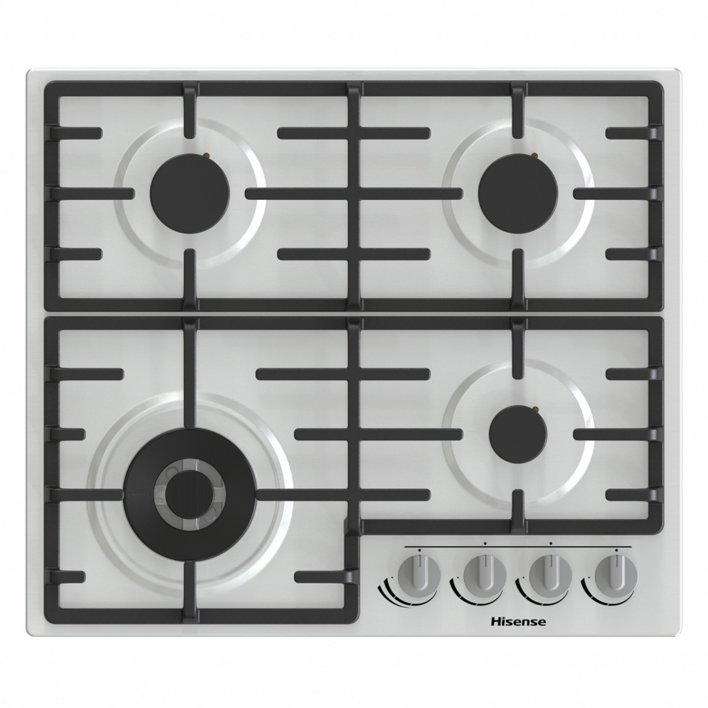 Hisense GM663XB 60cm Gas Hob – Stainless Steel #390535