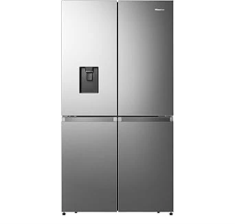 Hisense Pureflat Infinite RQ758N4SWSE Wifi Connected Non-Plumbed Total No Frost American Fridge Freezer – Stainless Steel – E Rated #390213