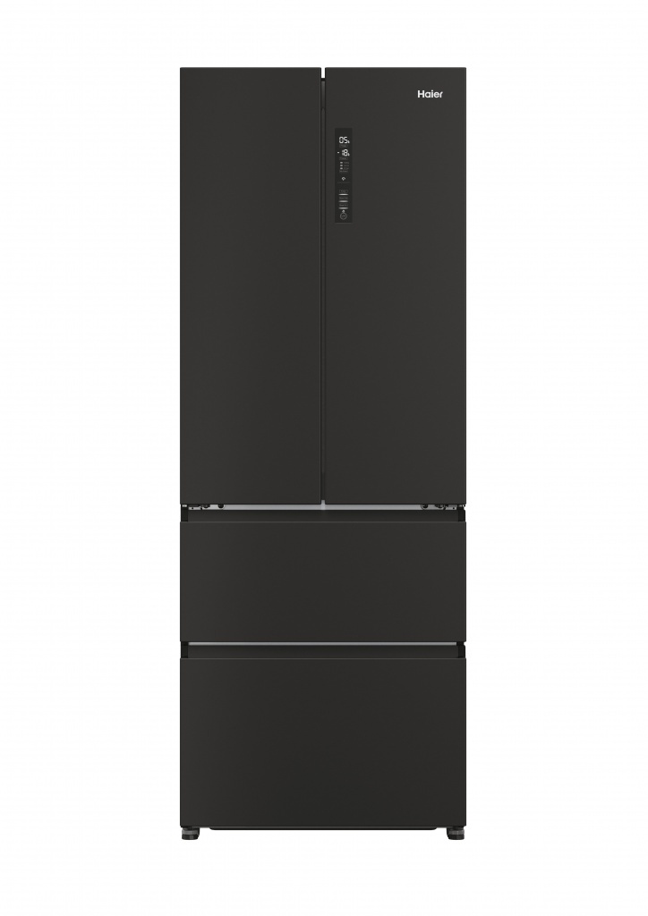 Haier HFR5719ENPB Frost Free American Fridge Freezer – Slate Black – E Rated #390564