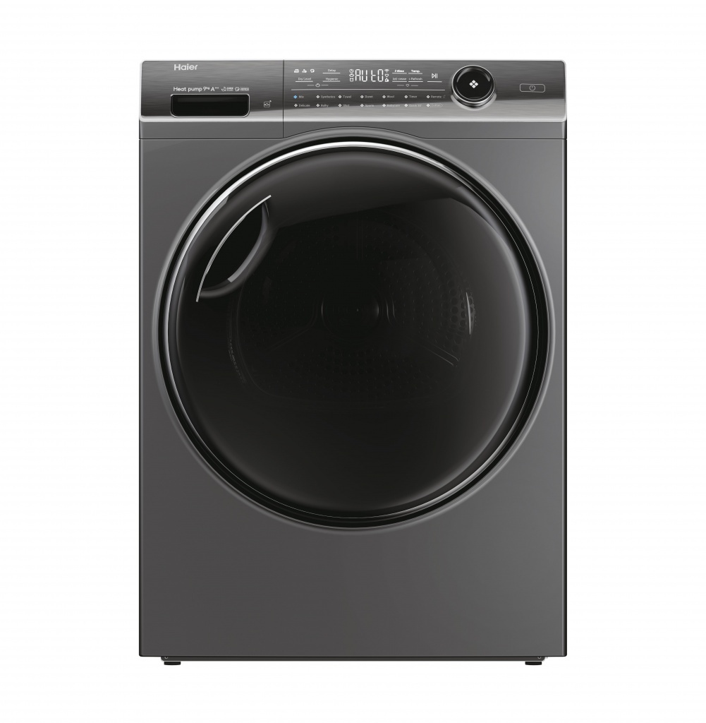 Haier i-Pro Series 7 Plus HD90-A3Q979RU1 9Kg Heat Pump Tumble Dryer – Graphite – A+++ Rated #381517