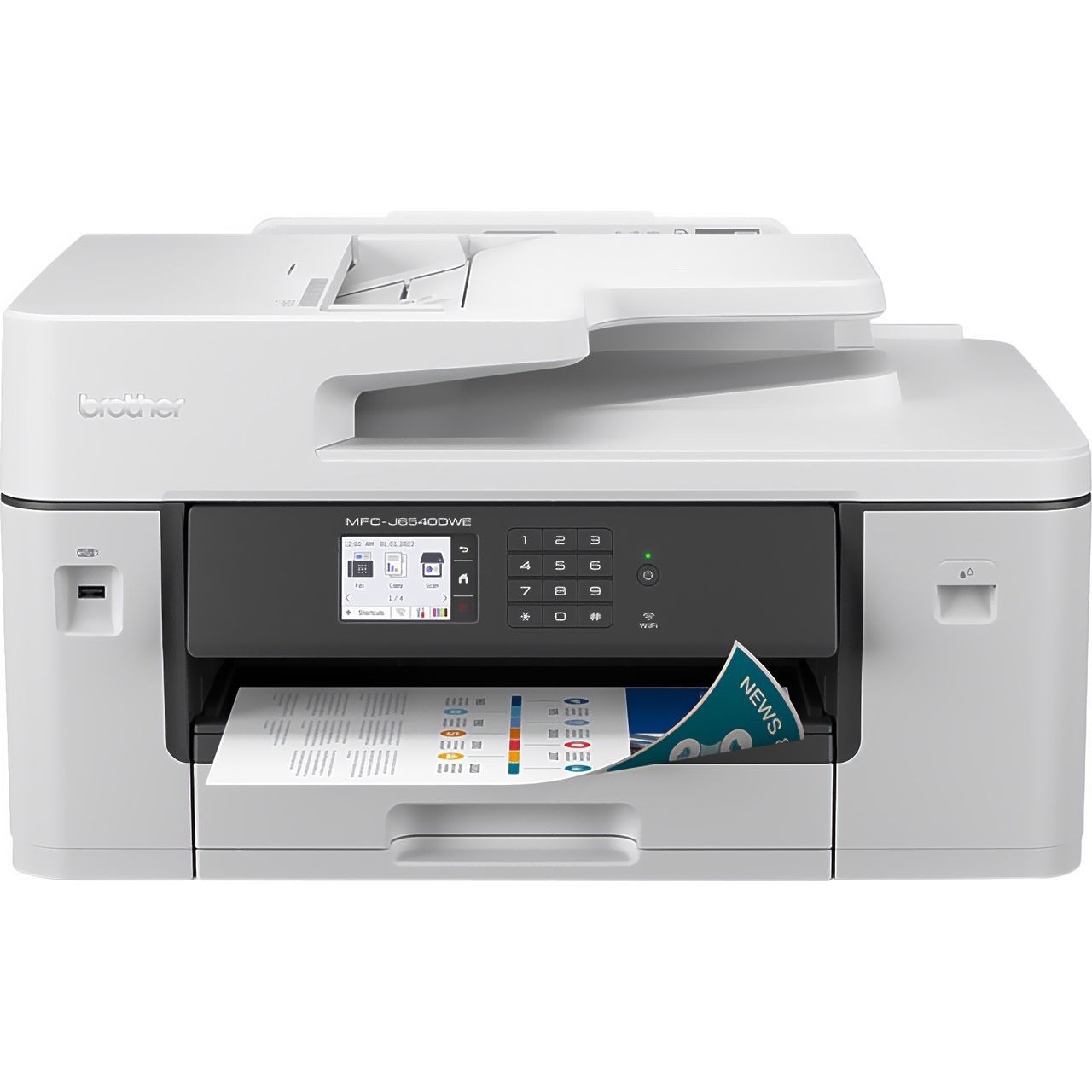 Brother MFC-J6540DWE EcoPro Ready Professional Wireless Inkjet Printer – White #385282