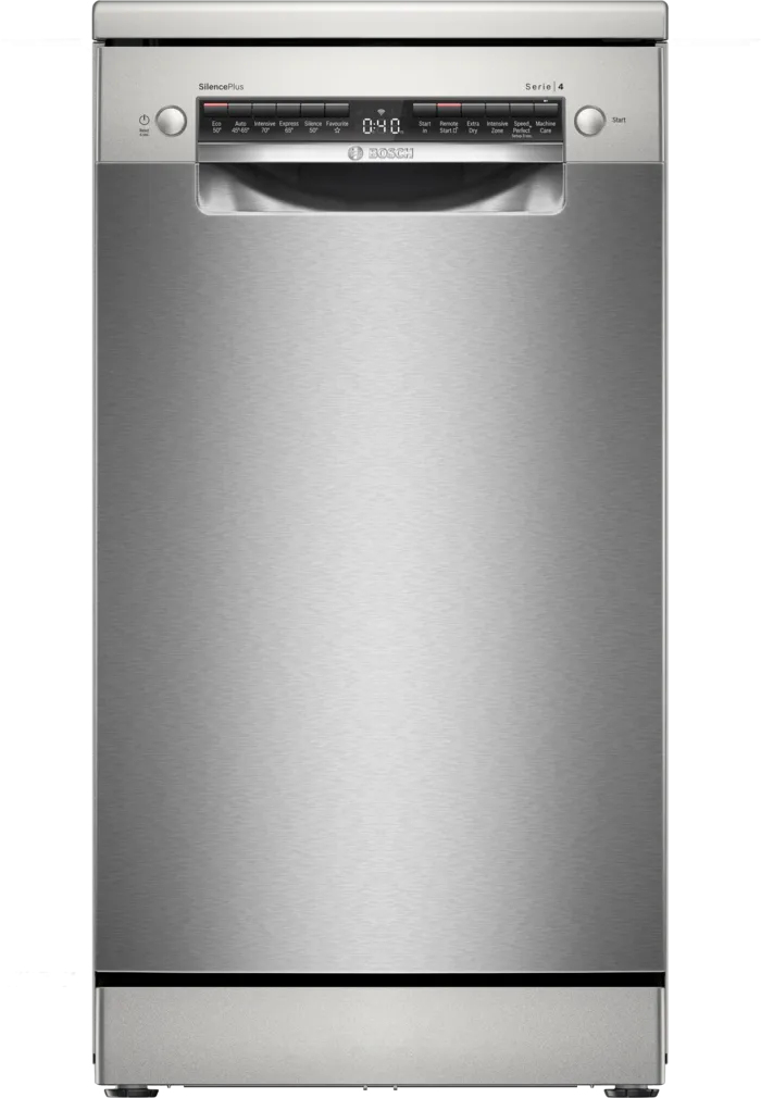 Bosch Series 4 SPS4HMI49G Wifi Connected Slimline Dishwasher – Silver Inox – E Rated #389570
