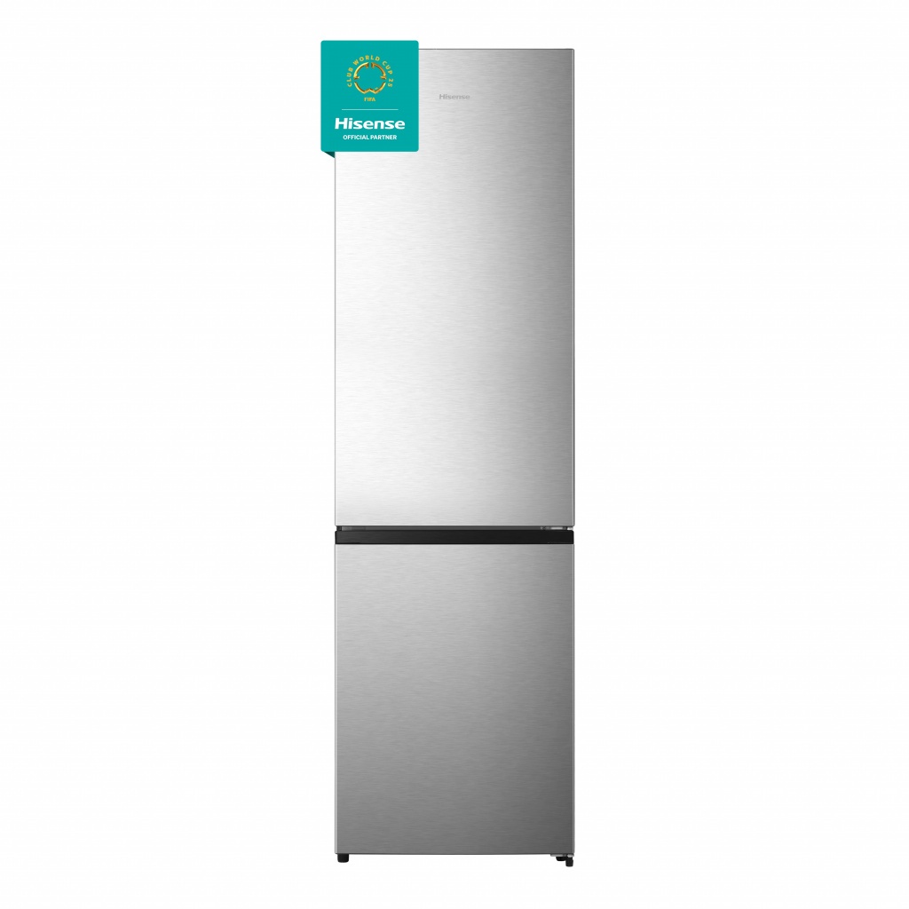 Hisense RB440N4ACA 202cm High 70/30 No Frost Fridge Freezer – Stainless Steel – A Rated #391041