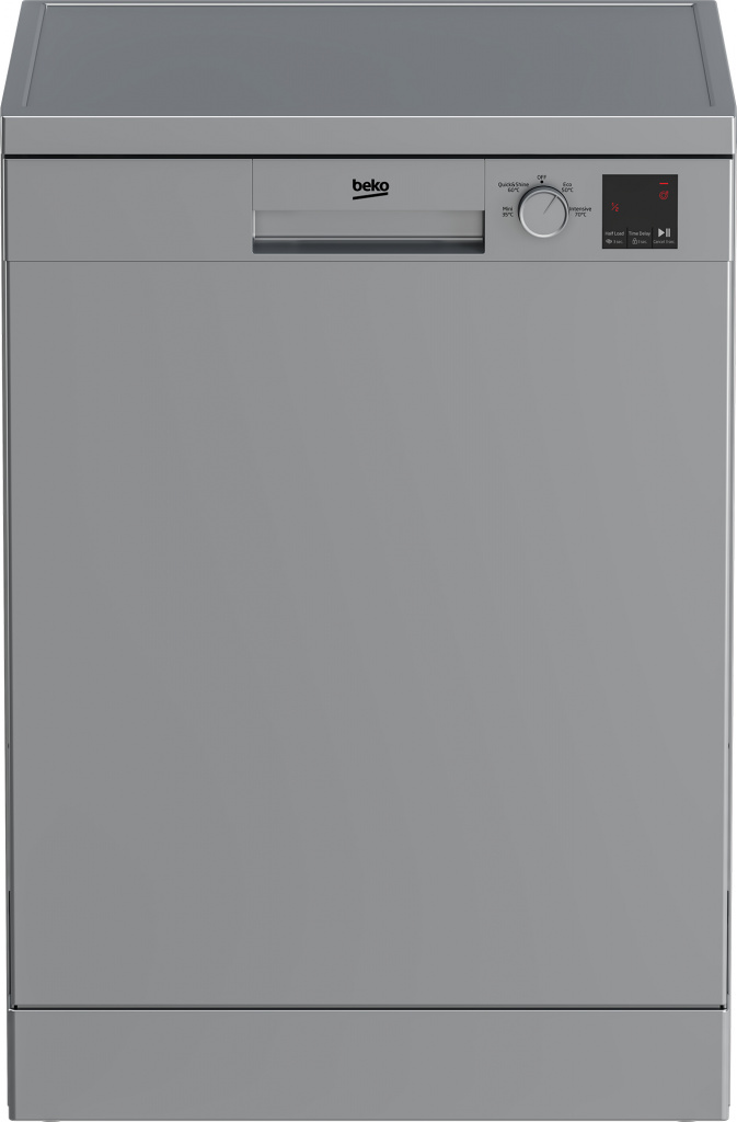 Beko DVN04X20S Full Size Dishwasher – Silver – E Rated #390922