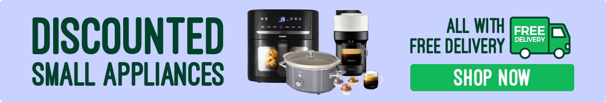 Discounted Small Appliances desktop banner
