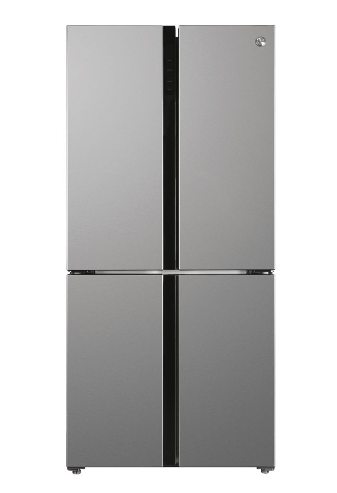 Hoover H-FRIDGE 700 MAXI HSC918ENXK Total No Frost American Fridge Freezer – Silver – E Rated #390968