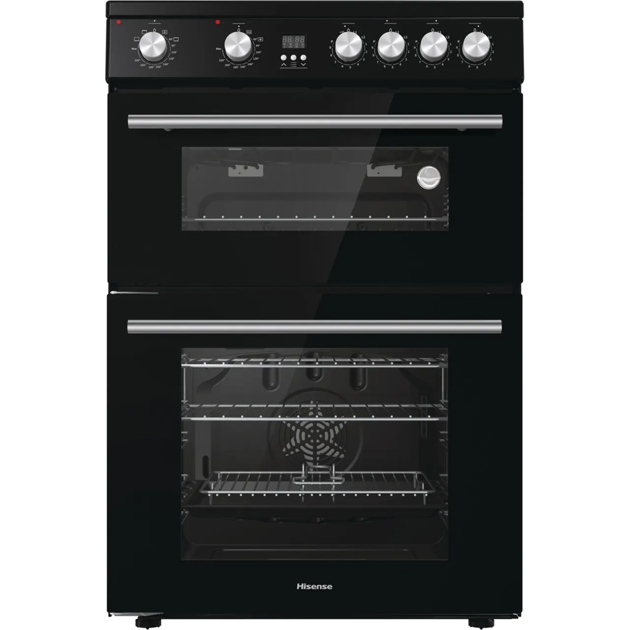 Hisense HDE3211BIBUK 60cm Electric Cooker with Induction Hob – Black – A+/A Rated #391160