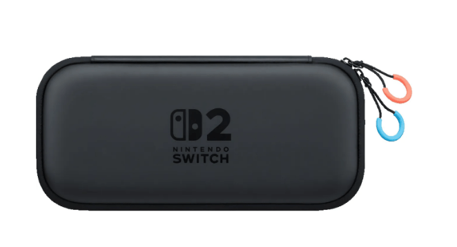 Nintendo Switch 2 Carrying Case & Screen Protector Storage Case – Black #391436