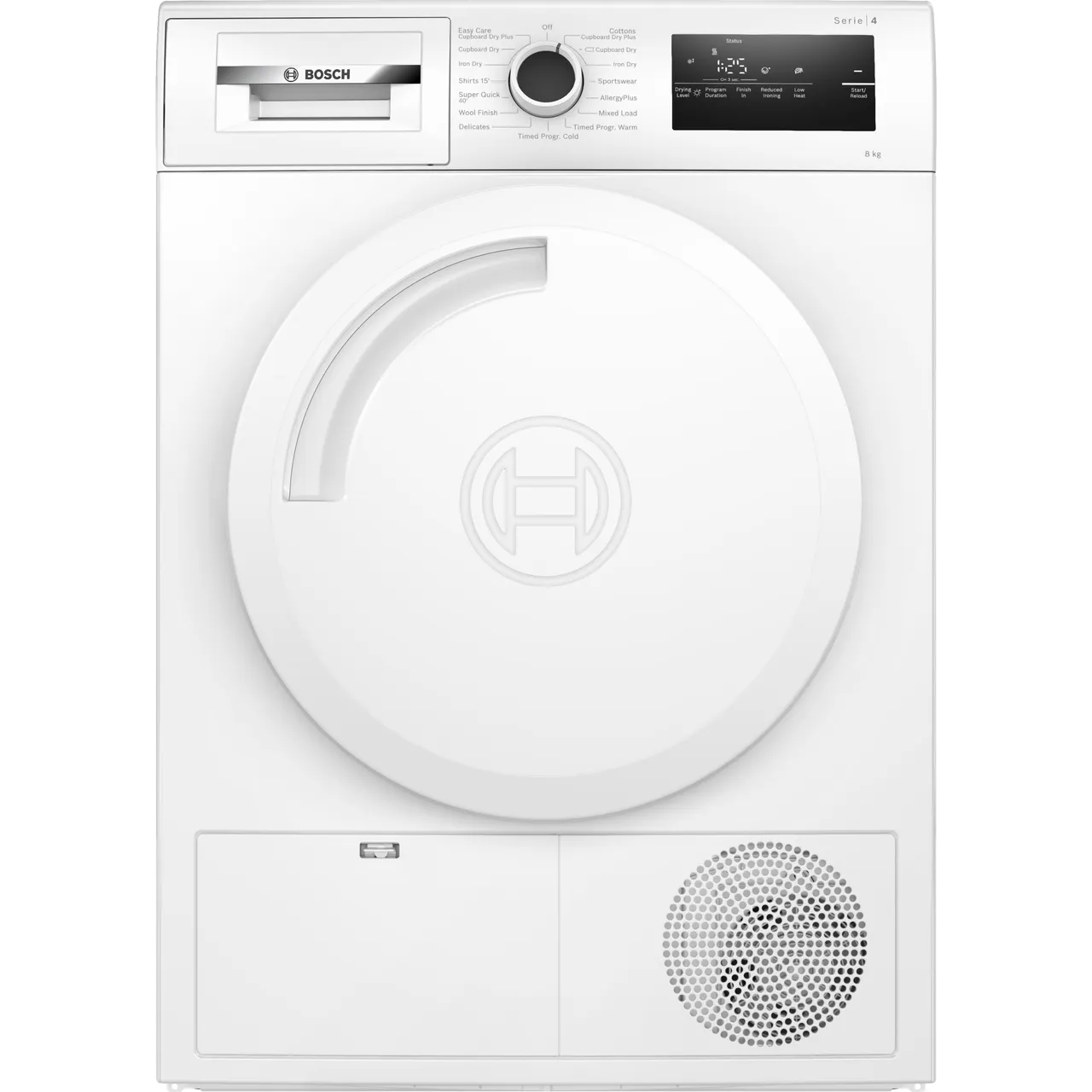 Bosch Series 4 WTN83202GB 8Kg Condenser Tumble Dryer – White – B Rated #391092