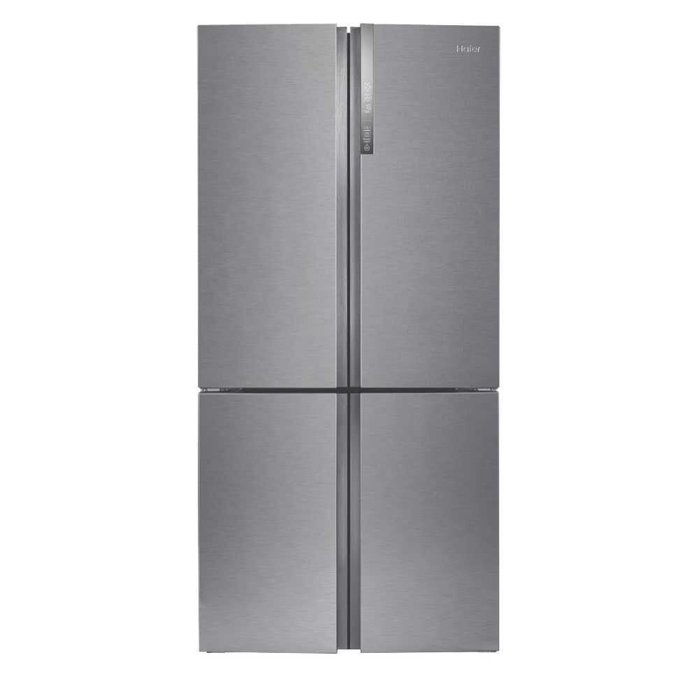 Haier HTF-610DM7 Non-Plumbed Total No Frost American Fridge Freezer – Stainless Steel Effect – F Rated #374224