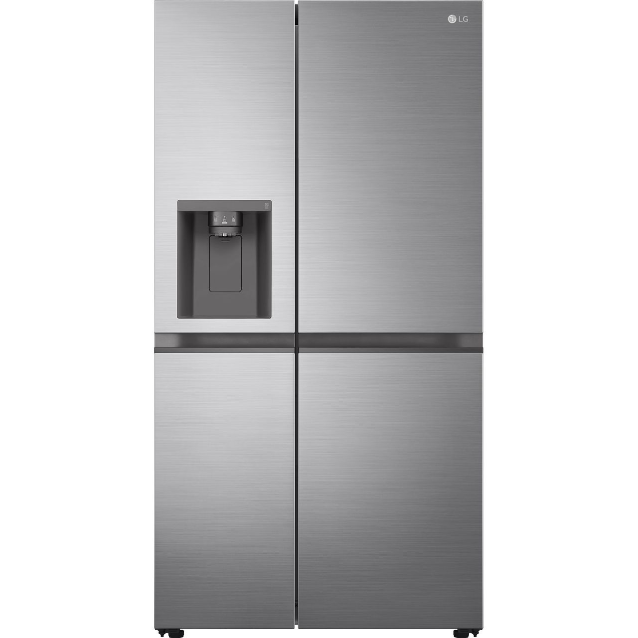 LG NatureFRESH™ GSLV50PZXL Plumbed Frost Free American Fridge Freezer – Shiny Steel – E Rated #377817