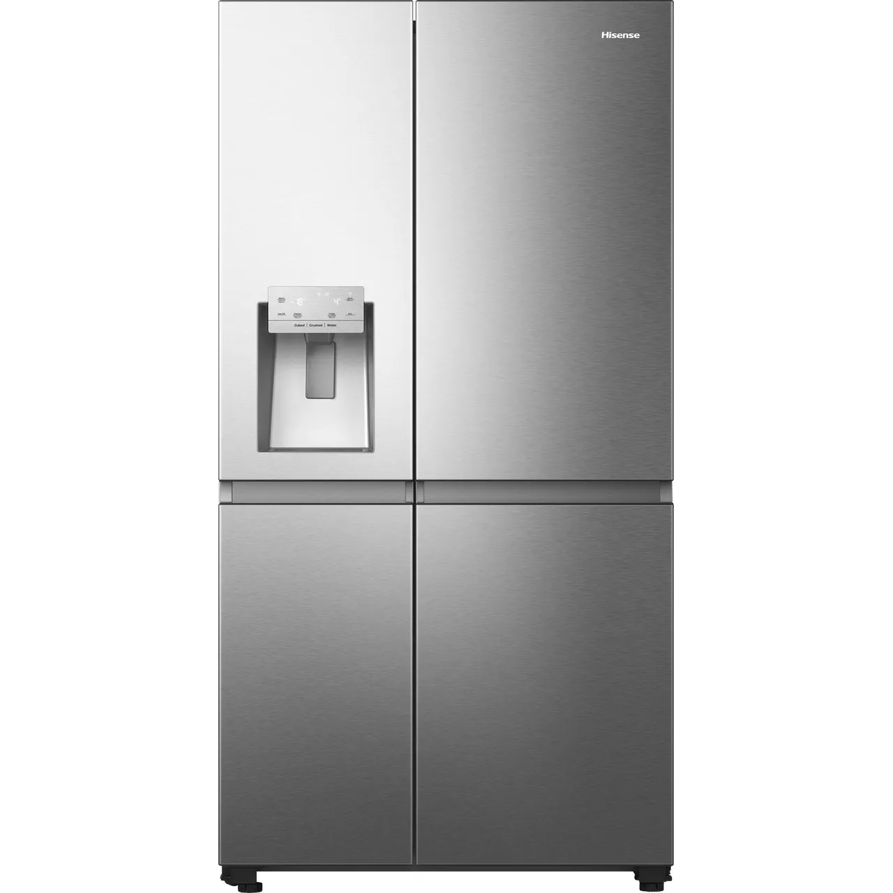 Hisense Pureflat Infinite RS818N4TIC Wifi Connected Non-Plumbed Total No Frost American Fridge Freezer – Stainless Steel – C Rated #382599