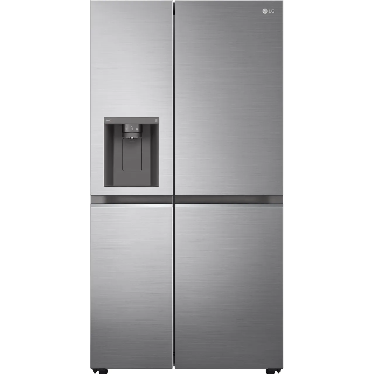 LG NatureFRESH™ GSLA81PZLD Wifi Connected Non-Plumbed Frost Free American Fridge Freezer – Shiny Steel – D Rated #383846