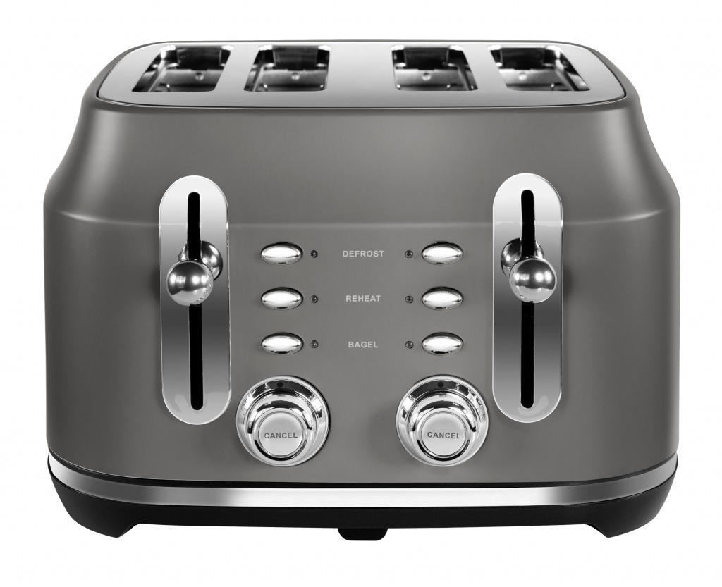 Rangemaster Classic RMCL4S201GY 4 Slice Toaster – Silver #384545
