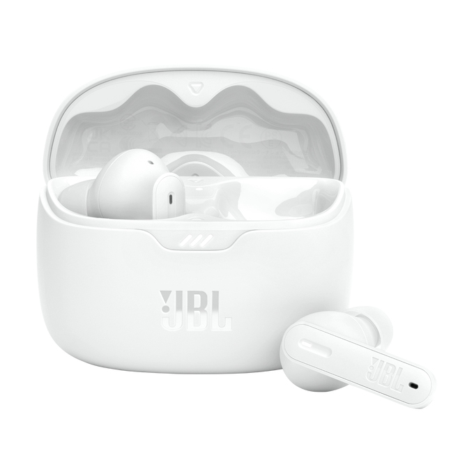 JBL Tune Beam True Wireless Noise Cancelling Earbuds – White #385985
