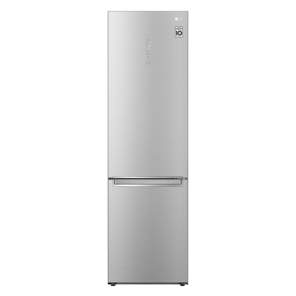 LG NatureFRESH™ GBB92STACP1 Wifi Connected 203cm High 70/30 Frost Free Fridge Freezer – Stainless Steel – C Rated #387144