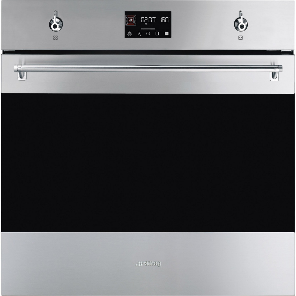 Smeg Classic SOP6302TX Built In Electric Single Oven with Pyrolytic Cleaning – Stainless Steel – A+ Rated #383367