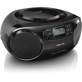 Philips AZB500/12 Digital Radio with DAB / DAB+ / FM Tuner and CD Player – Black #388913