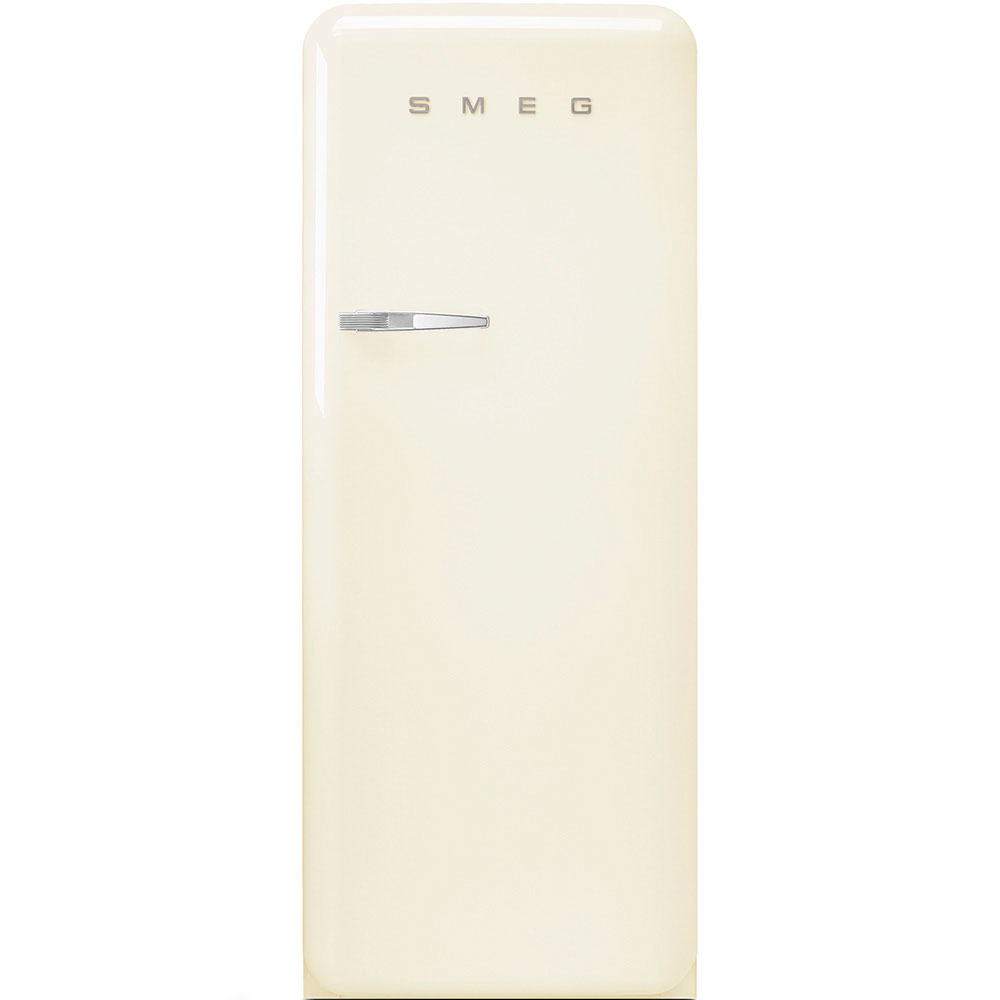 Smeg Right Hand Hinge FAB28RCR5UK 153cm High Small Fridge with Ice Box – Cream – D Rated #388858