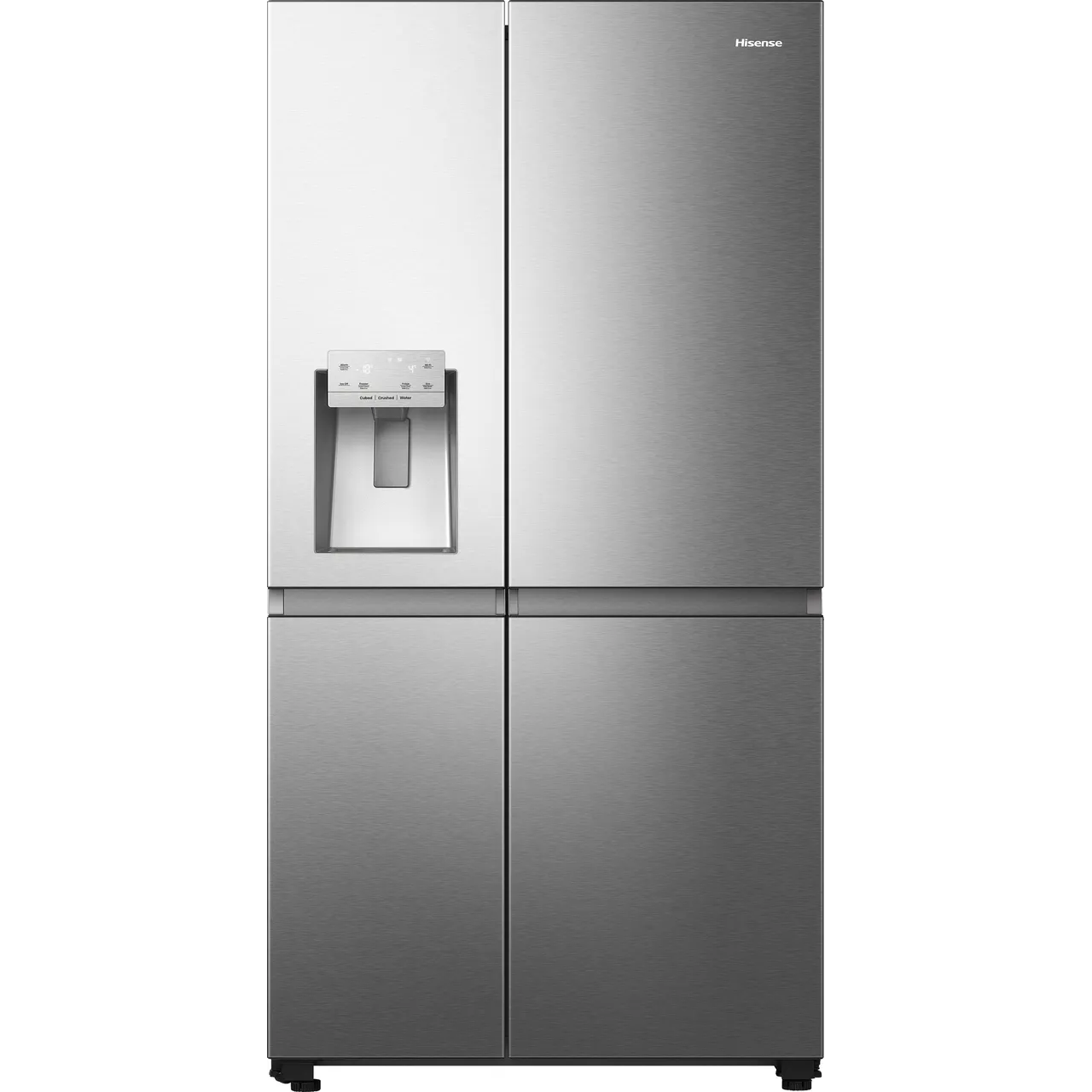Hisense Pureflat Infinite RS818N4IIE Wifi Connected Plumbed Total No Frost American Fridge Freezer – Stainless Steel – E Rated #390527