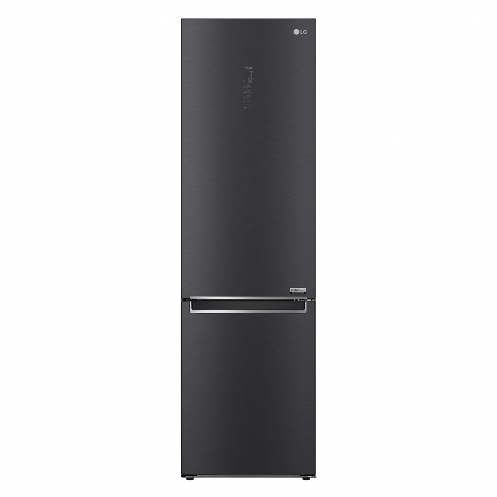 LG Centum™ NatureFRESH™ GBB92MCABP Wifi Connected 203cm High 70/30 Frost Free Fridge Freezer – Black – B Rated #390248