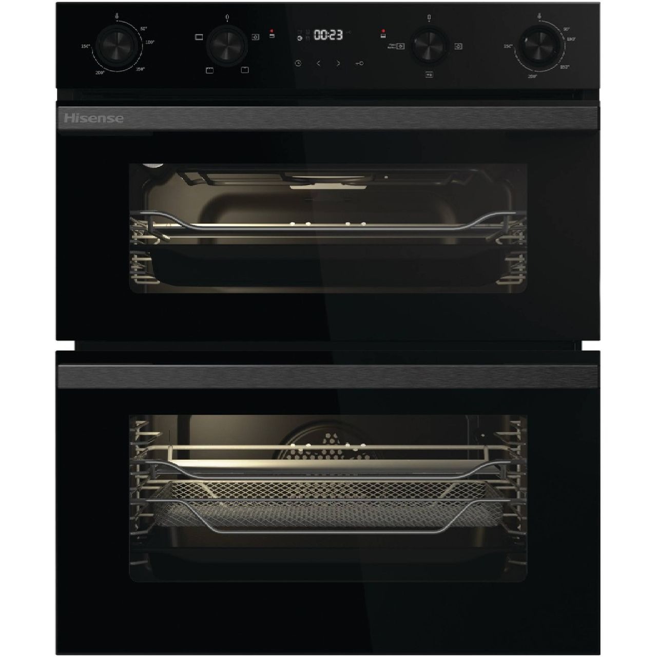 Hisense Hi6 BUD714221CDBG Built Under Electric Double Oven – Black – A/A Rated #391532