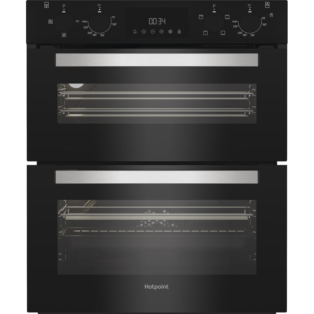 Hotpoint DUH 10D B Built Under Electric Double Oven – Black – A Rated #392324