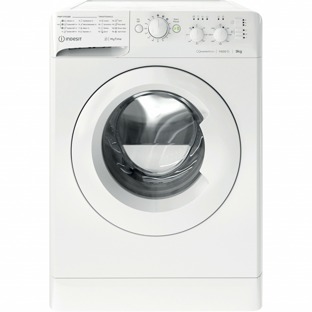 Indesit My Time MTWC 91495 W UK N 9kg Washing Machine with 1400 rpm – White – B Rated #392918