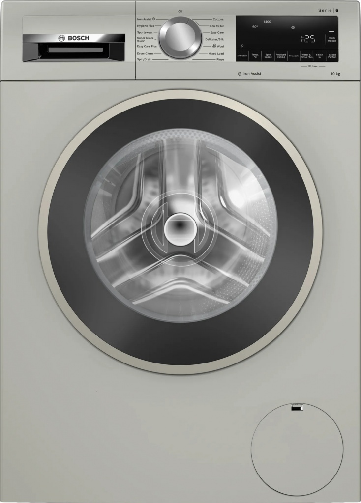 Bosch Series 6 WGG254ZSGB 10kg Washing Machine with 1400 rpm – Silver – A Rated #392134