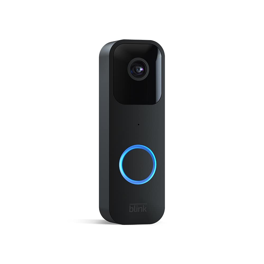 Blink Video Doorbell Kit Smart Doorbell Full HD 1080p – Black #392567