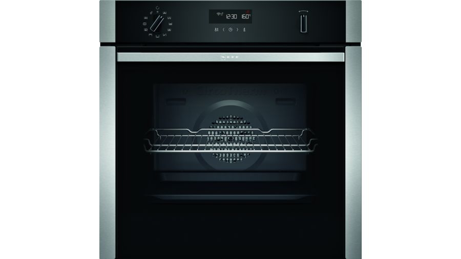 NEFF N50 B2ACH7HH0B Wifi Connected Built In Electric Single Oven with Pyrolytic Cleaning – Stainless Steel – A Rated #391672