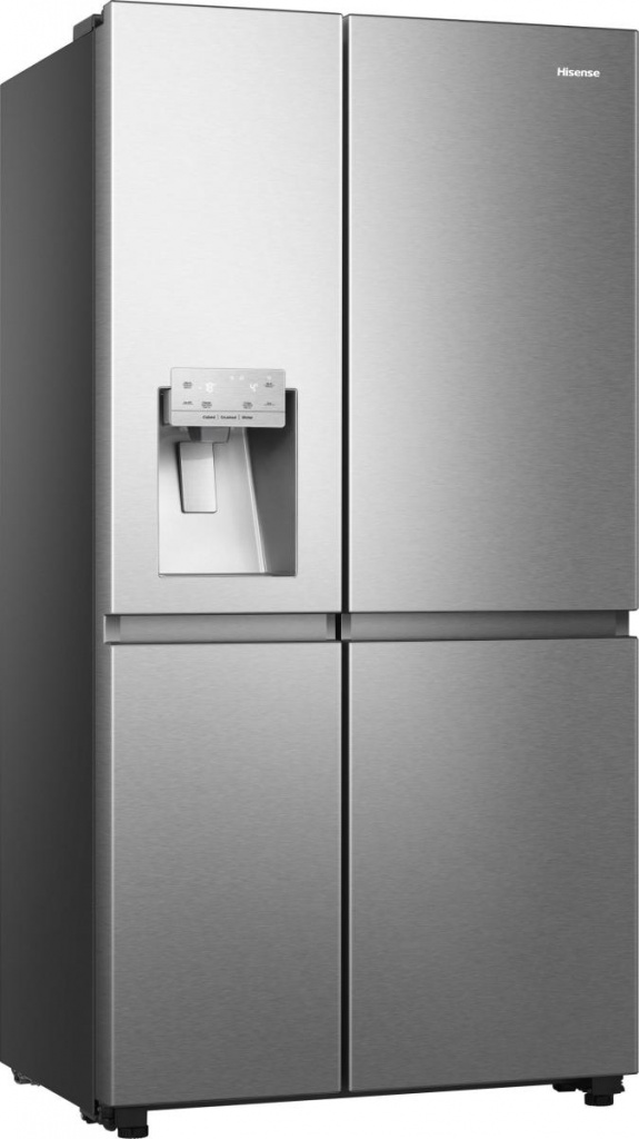 Hisense Pureflat Infinite RS818N4TIC Wifi Connected Non-Plumbed Total No Frost American Fridge Freezer – Stainless Steel – C Rated #376752